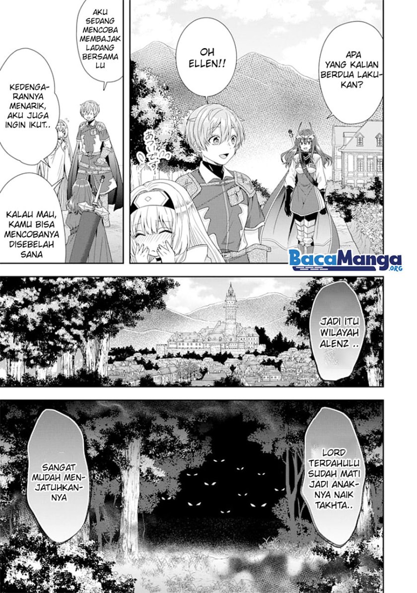 Tensei Ryoushu no Yuuryou Kaitaku: Zensei no Kioku o Ikashite White ni Tsutometara, Yuunou na Jinzai ga Atsumari Sugimashita Chapter 2.2 - halaman 19