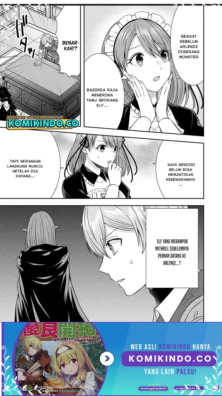 Tensei Ryoushu no Yuuryou Kaitaku: Zensei no Kioku o Ikashite White ni Tsutometara, Yuunou na Jinzai ga Atsumari Sugimashita Chapter 24.1 - halaman 8