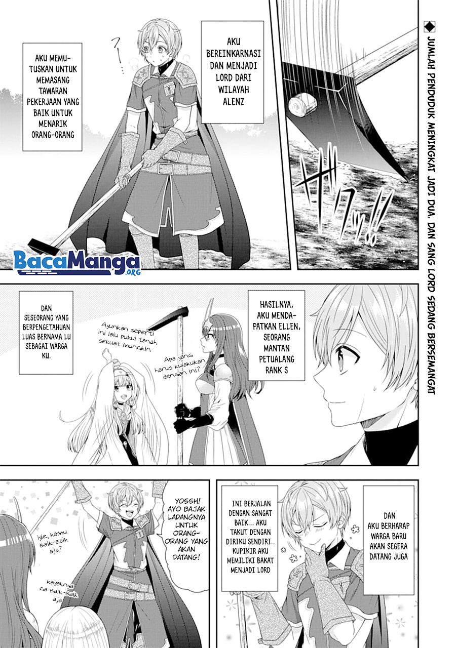 Tensei Ryoushu no Yuuryou Kaitaku: Zensei no Kioku o Ikashite White ni Tsutometara, Yuunou na Jinzai ga Atsumari Sugimashita Chapter 3.1 - halaman 2
