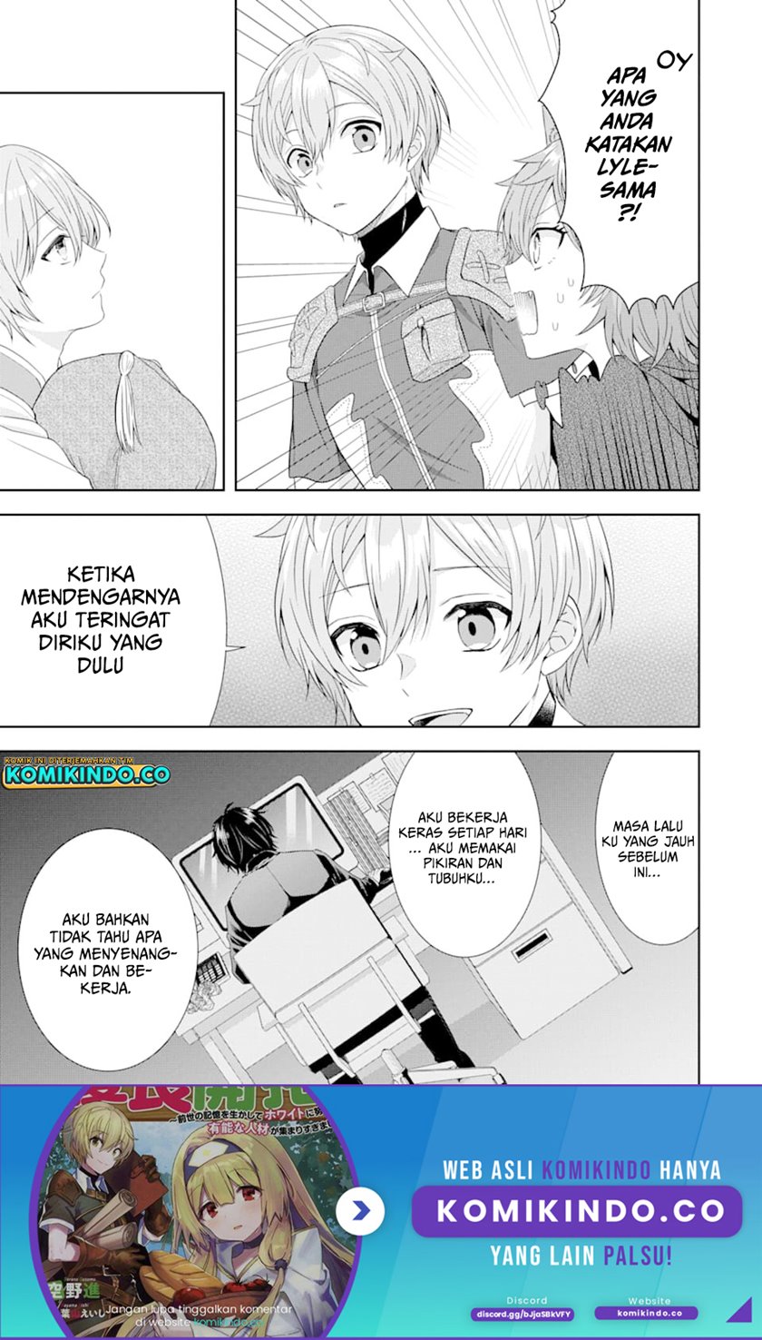 Tensei Ryoushu no Yuuryou Kaitaku: Zensei no Kioku o Ikashite White ni Tsutometara, Yuunou na Jinzai ga Atsumari Sugimashita Chapter 4.1 - halaman 11