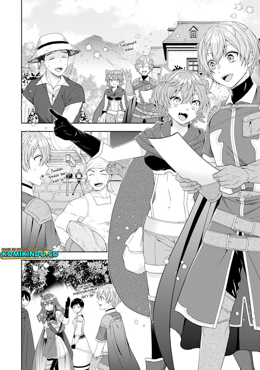Tensei Ryoushu no Yuuryou Kaitaku: Zensei no Kioku o Ikashite White ni Tsutometara, Yuunou na Jinzai ga Atsumari Sugimashita Chapter 4.1 - halaman 6