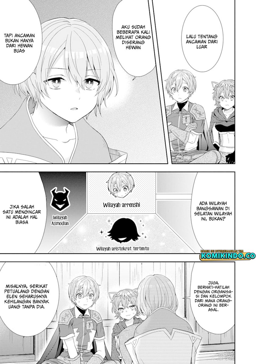 Tensei Ryoushu no Yuuryou Kaitaku: Zensei no Kioku o Ikashite White ni Tsutometara, Yuunou na Jinzai ga Atsumari Sugimashita Chapter 4.2 - halaman 1