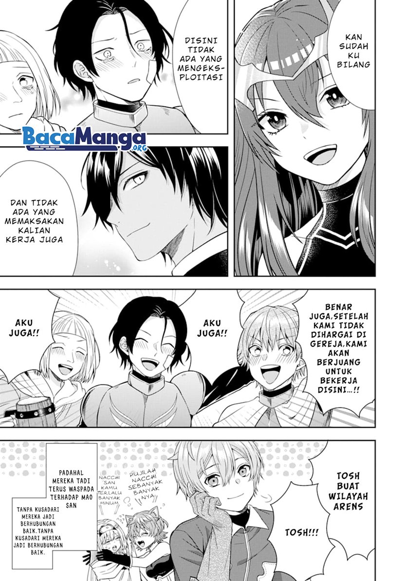 Tensei Ryoushu no Yuuryou Kaitaku: Zensei no Kioku o Ikashite White ni Tsutometara, Yuunou na Jinzai ga Atsumari Sugimashita Chapter 7.2 - halaman 3