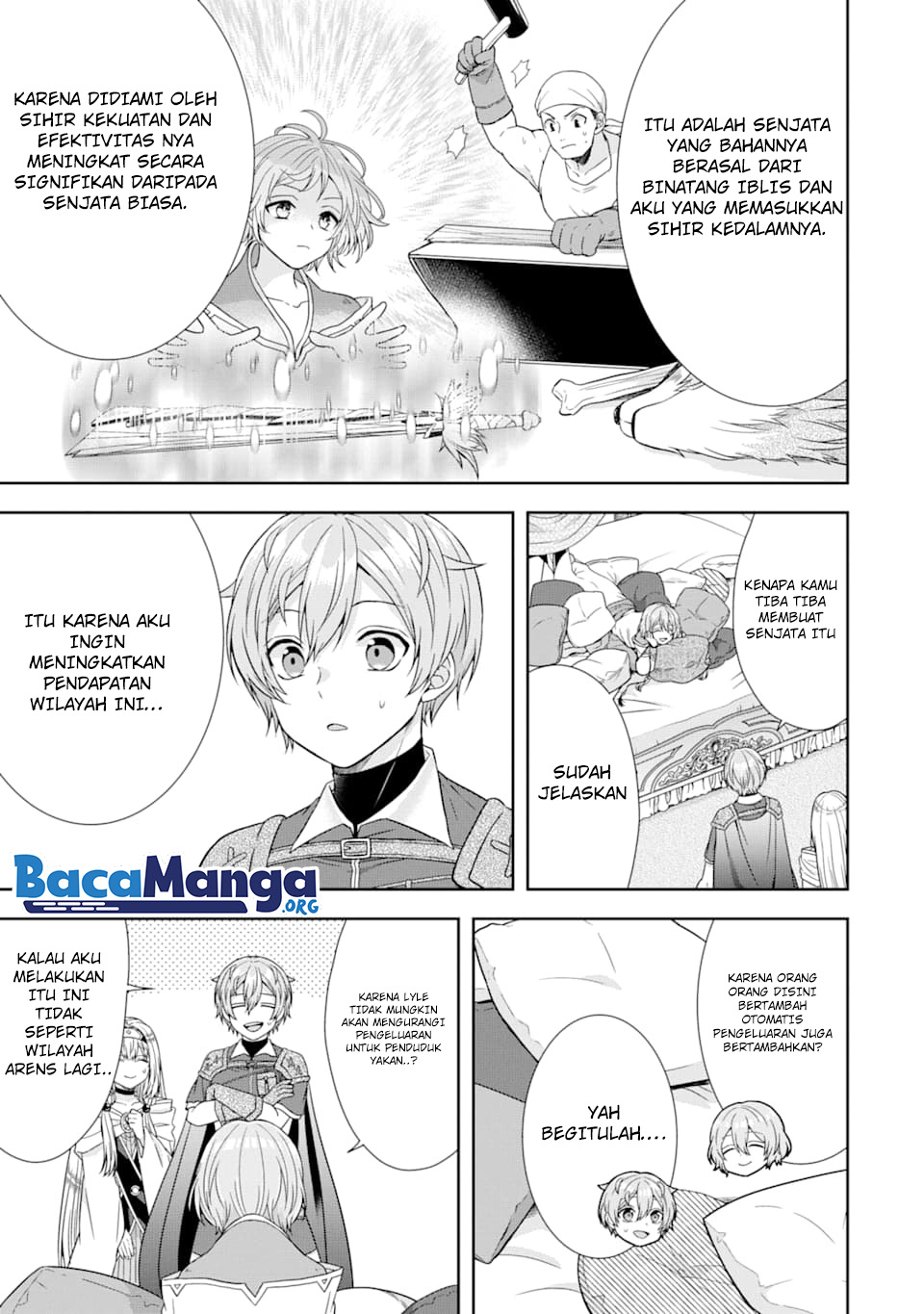Tensei Ryoushu no Yuuryou Kaitaku: Zensei no Kioku o Ikashite White ni Tsutometara, Yuunou na Jinzai ga Atsumari Sugimashita Chapter 8.2 - halaman 3