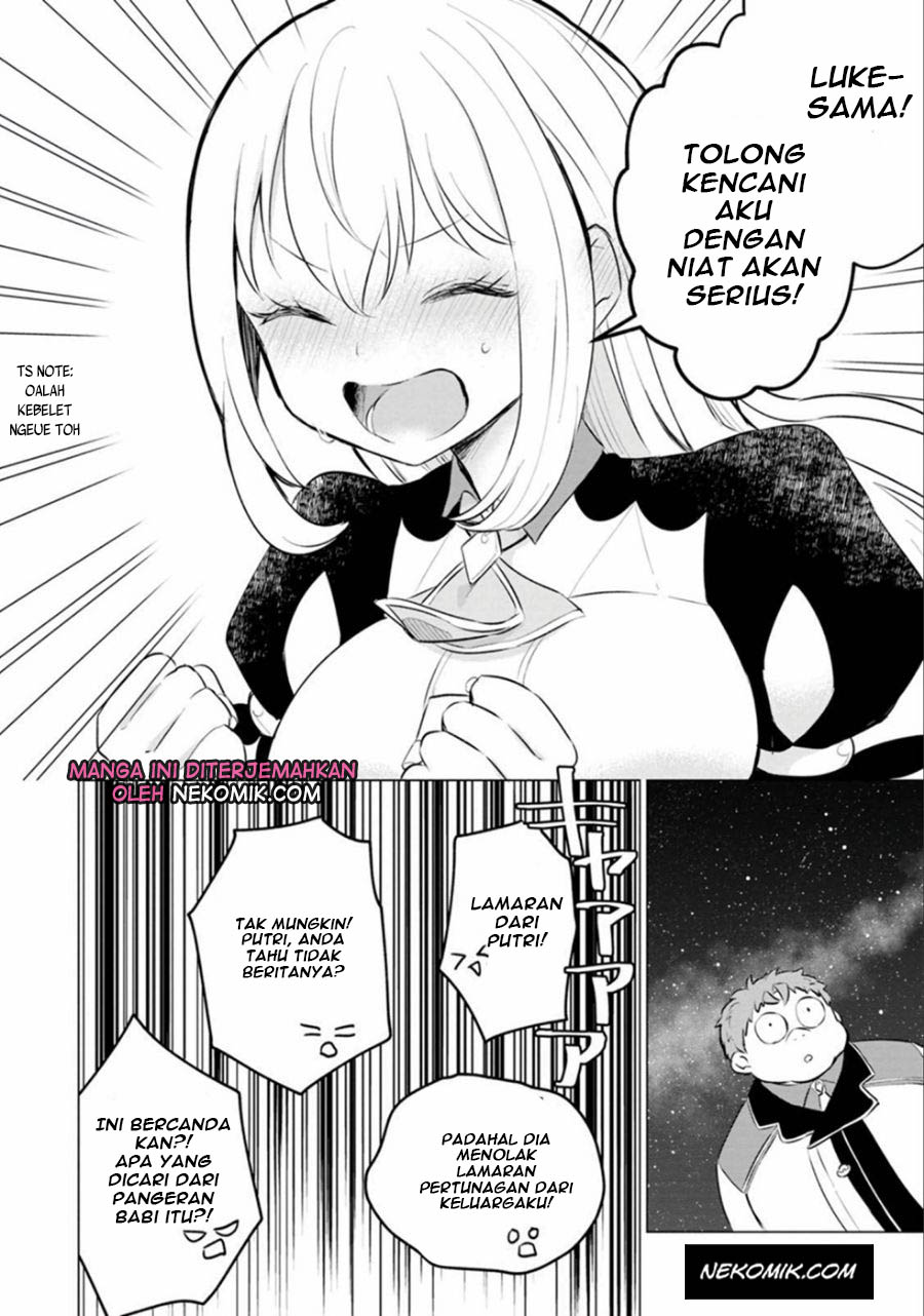 Tensei-saki ga Zannen Ouji Datta Ken: Ima wa Fukkin 1-kai mo Dekinai kedo Yasete Isekai Sukuimasu Chapter 10 - halaman 23