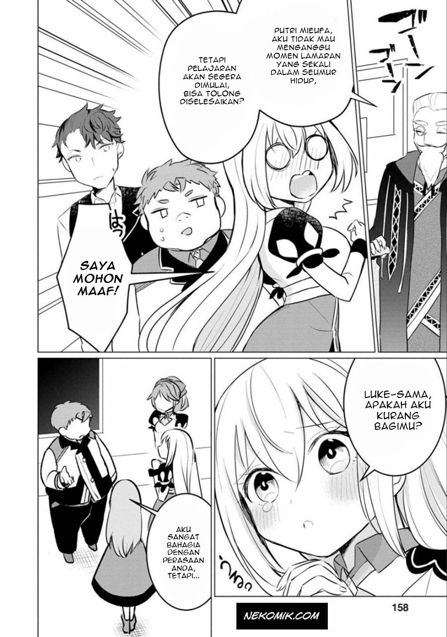 Tensei-saki ga Zannen Ouji Datta Ken: Ima wa Fukkin 1-kai mo Dekinai kedo Yasete Isekai Sukuimasu Chapter 10 - halaman 29