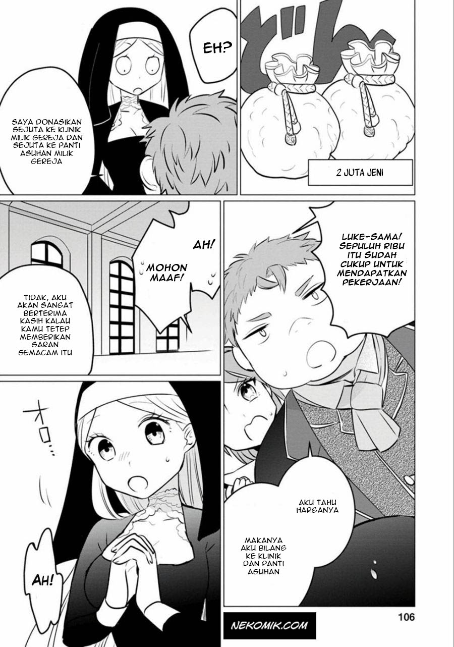 Tensei-saki ga Zannen Ouji Datta Ken: Ima wa Fukkin 1-kai mo Dekinai kedo Yasete Isekai Sukuimasu Chapter 9 - halaman 9