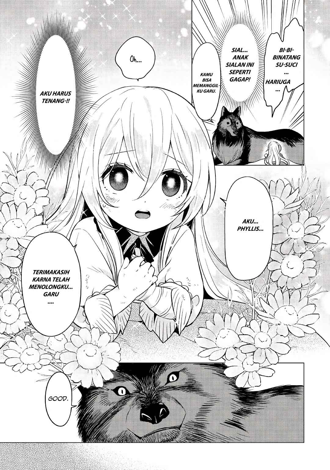 Tensei-saki wa Moumoku Youjo deshita: Zense no Kioku to Mahou wo Tayori ni Ikinobimasu Chapter 1 - halaman 10