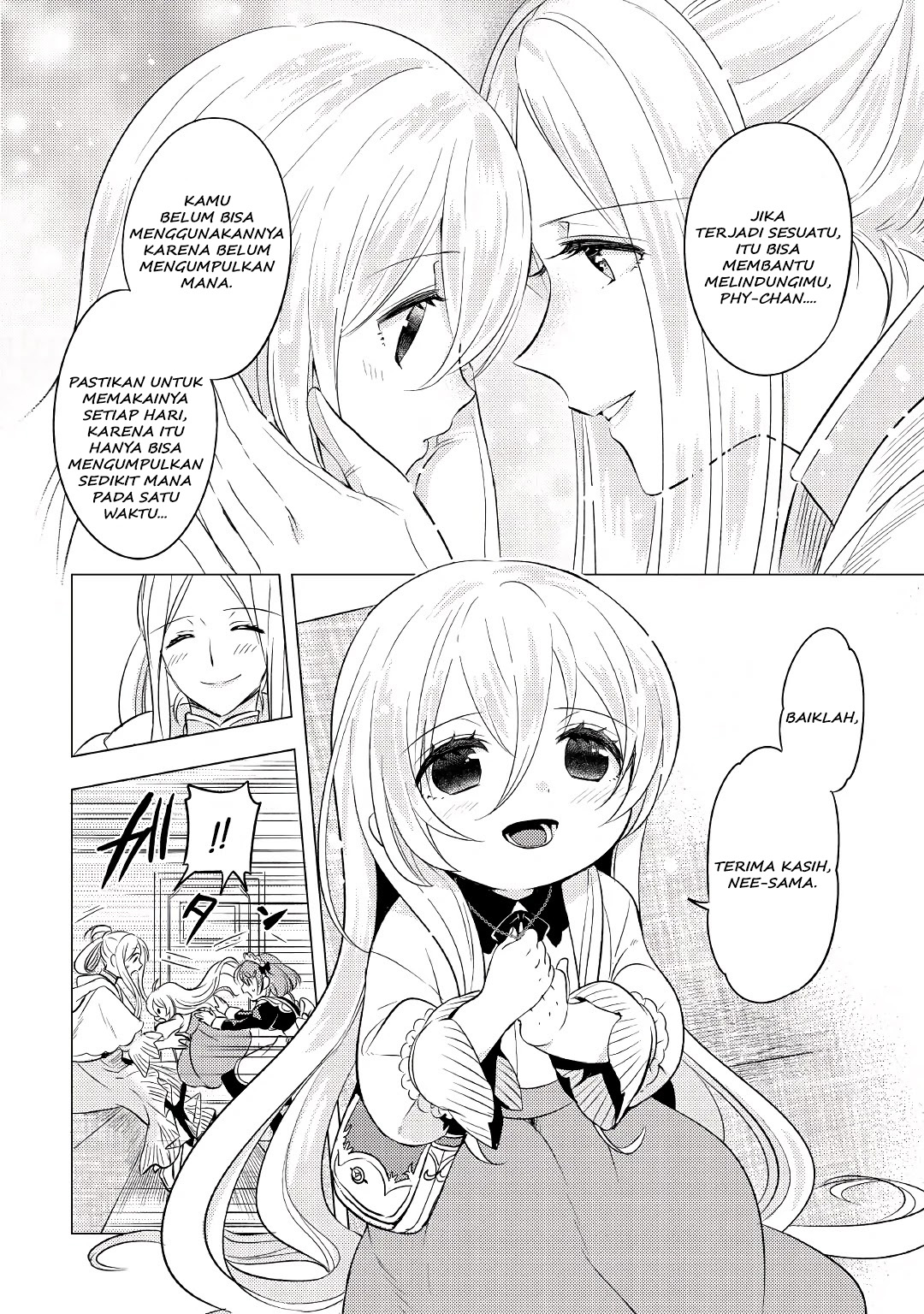 Tensei-saki wa Moumoku Youjo deshita: Zense no Kioku to Mahou wo Tayori ni Ikinobimasu Chapter 2 - halaman 17