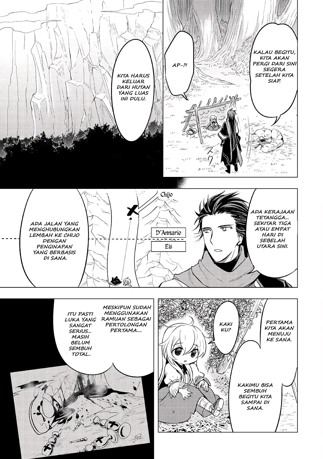Tensei-saki wa Moumoku Youjo deshita: Zense no Kioku to Mahou wo Tayori ni Ikinobimasu Chapter 3 - halaman 10