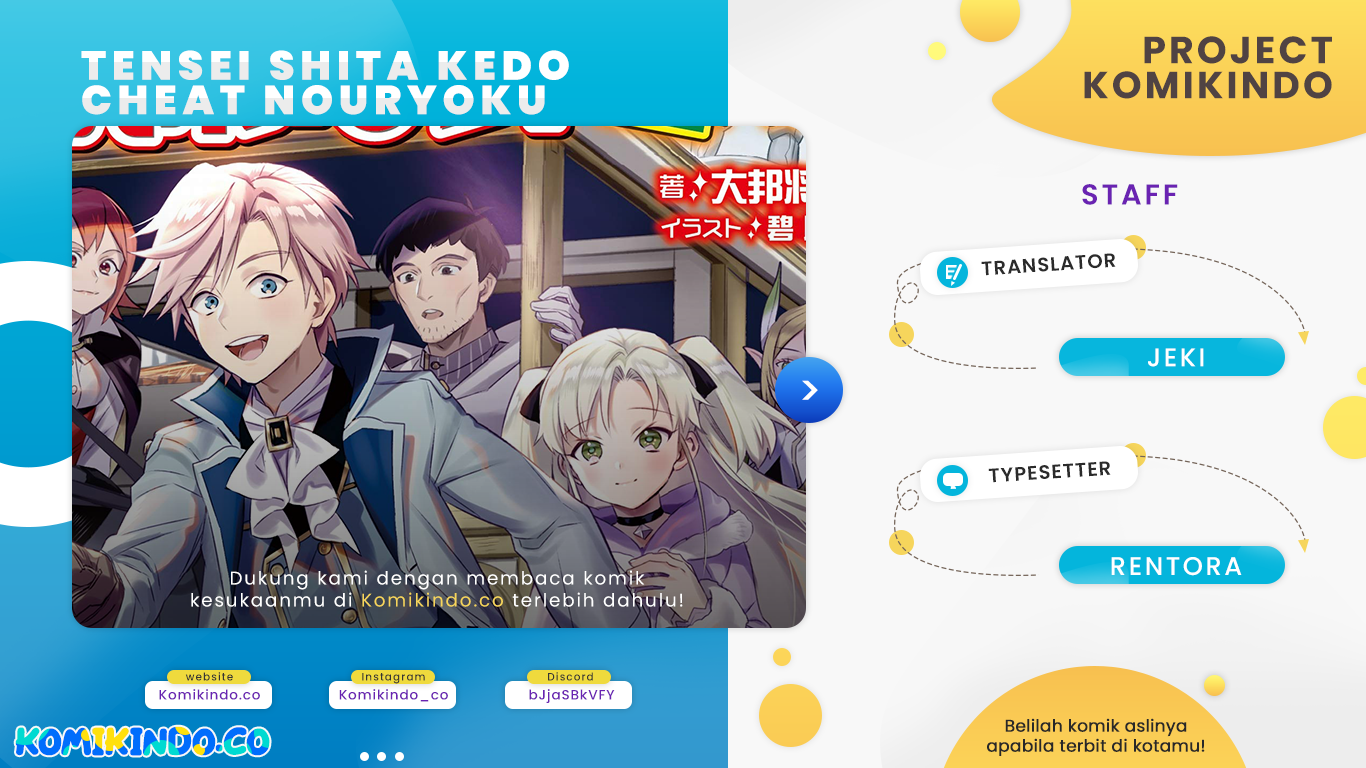 Tensei shita kedo Cheat Nouryoku wo Tsukawanaide Ikitemiru Chapter 6.2 - halaman 1