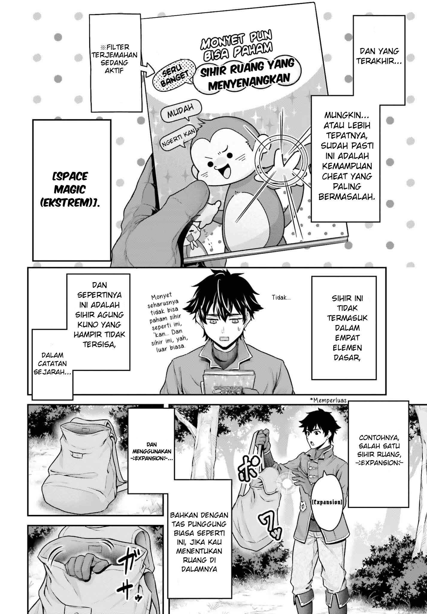 Tensei shita Kuukan Mahoutsukai wa Shoutai Kakushite Medachitai! Chapter 1 - halaman 15