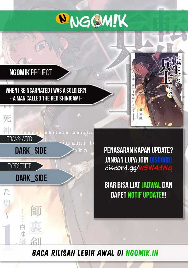 Tensei Shitara Heishi Datta? Akai Shinigami to Yobareta Otoko Chapter 1.2 - halaman 1