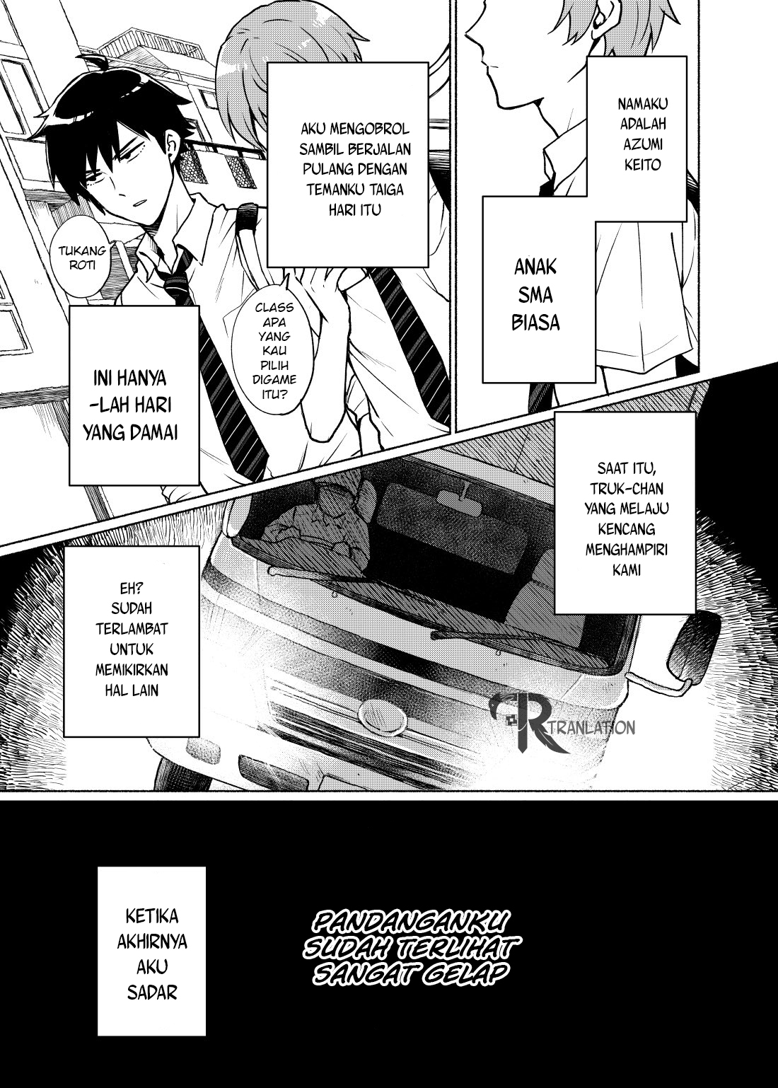 Tensei shitara Ore ga Heroine de Aitsu ga Yuusha Datta Chapter 1 - halaman 2