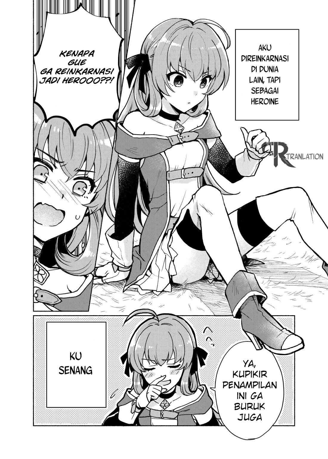 Tensei shitara Ore ga Heroine de Aitsu ga Yuusha Datta Chapter 1 - halaman 3