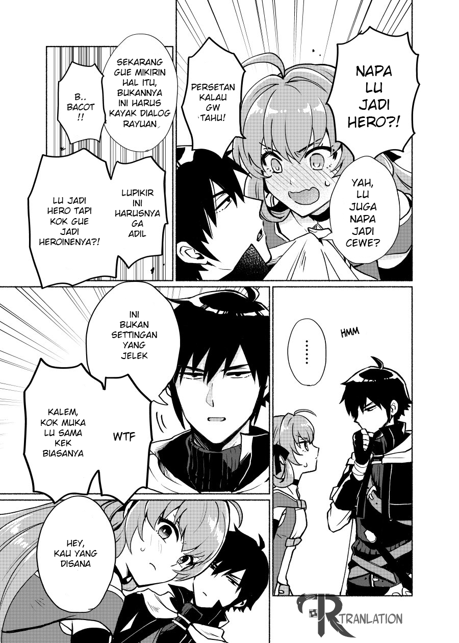 Tensei shitara Ore ga Heroine de Aitsu ga Yuusha Datta Chapter 1 - halaman 6