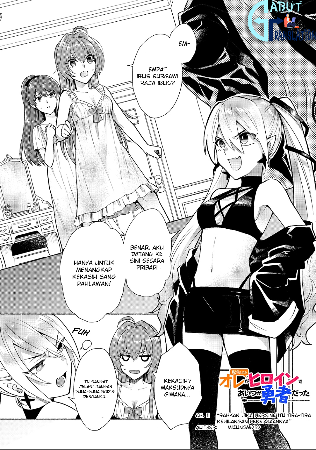 Tensei shitara Ore ga Heroine de Aitsu ga Yuusha Datta Chapter 11 - halaman 2