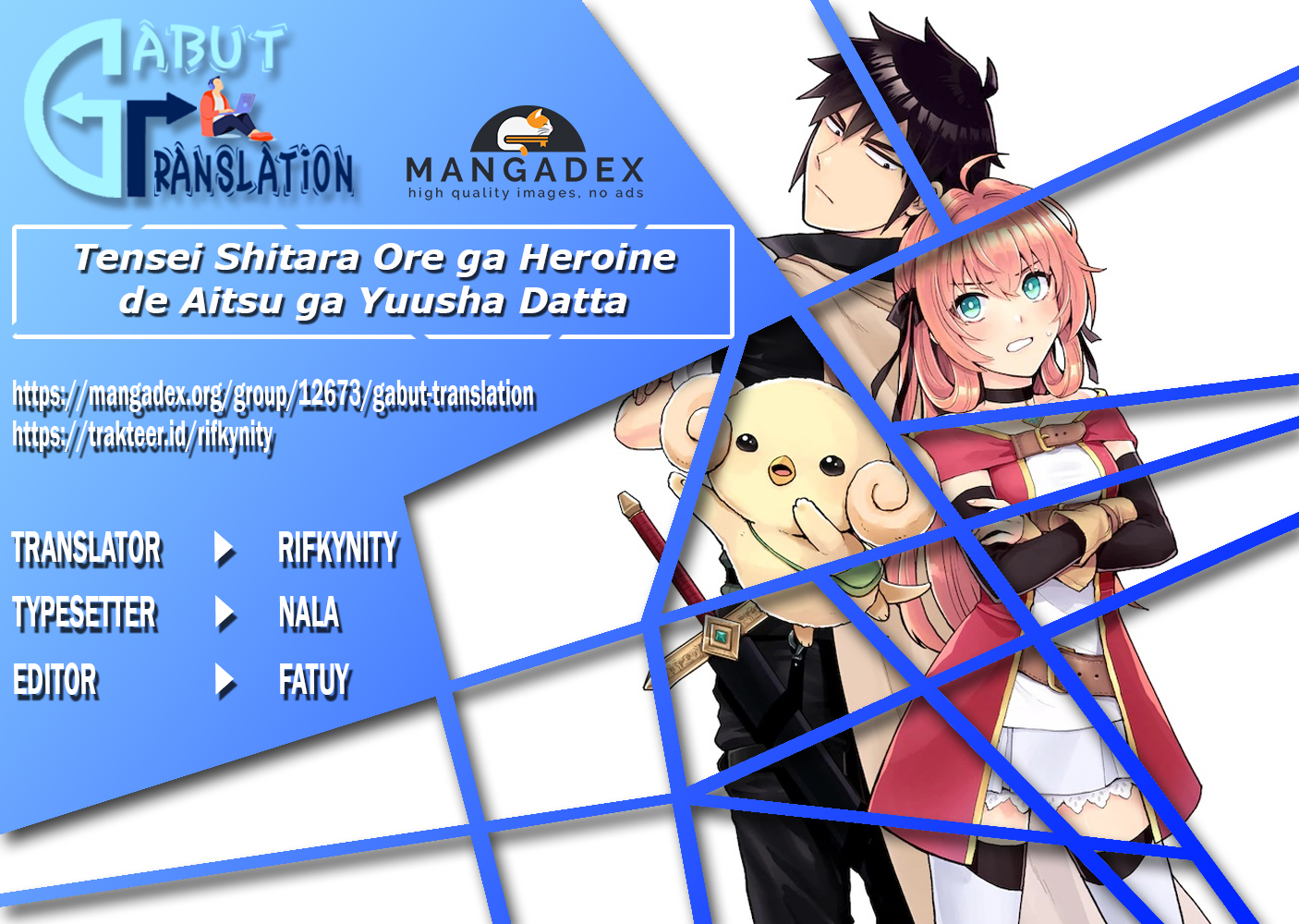 Tensei shitara Ore ga Heroine de Aitsu ga Yuusha Datta Chapter 14 - halaman 1