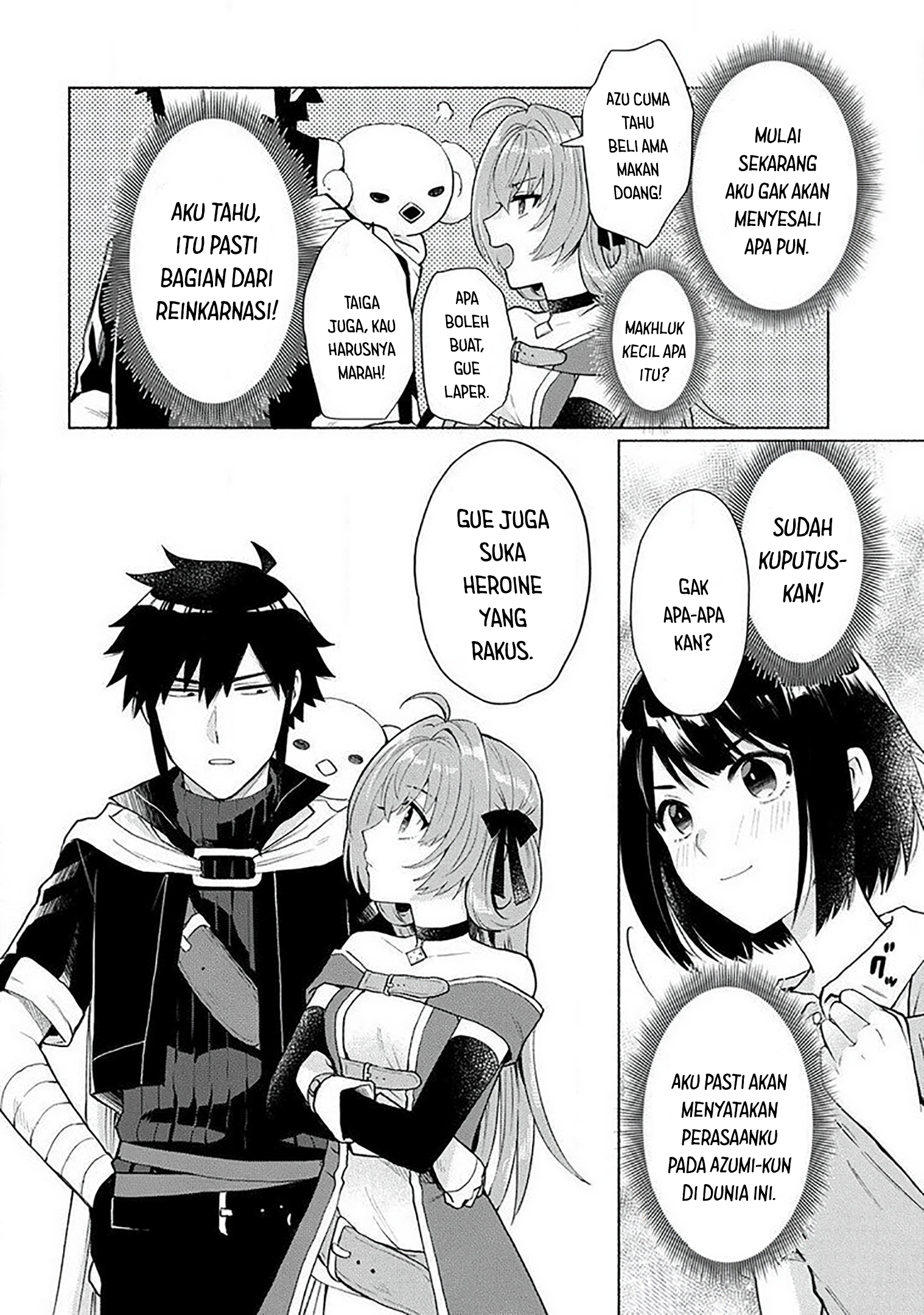 Tensei shitara Ore ga Heroine de Aitsu ga Yuusha Datta Chapter 18.5 - halaman 7