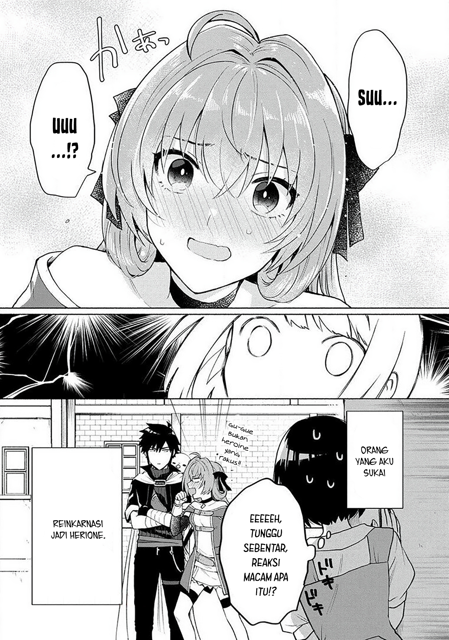 Tensei shitara Ore ga Heroine de Aitsu ga Yuusha Datta Chapter 18.5 - halaman 8