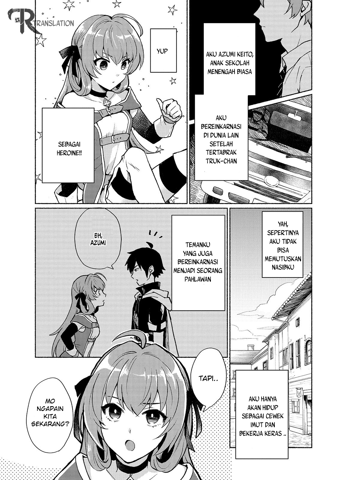 Tensei shitara Ore ga Heroine de Aitsu ga Yuusha Datta Chapter 2 - halaman 2