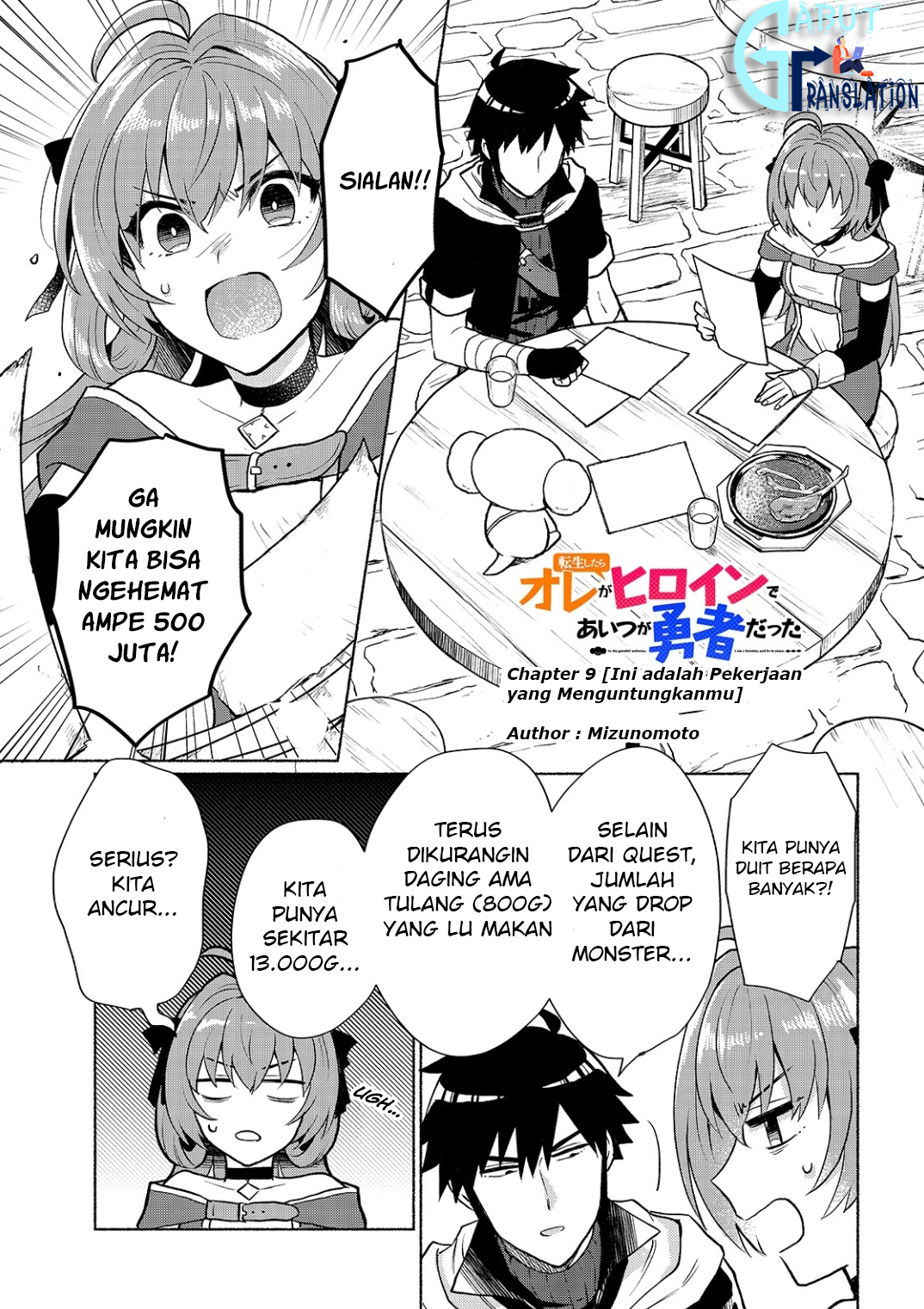Tensei shitara Ore ga Heroine de Aitsu ga Yuusha Datta Chapter 9 - halaman 3