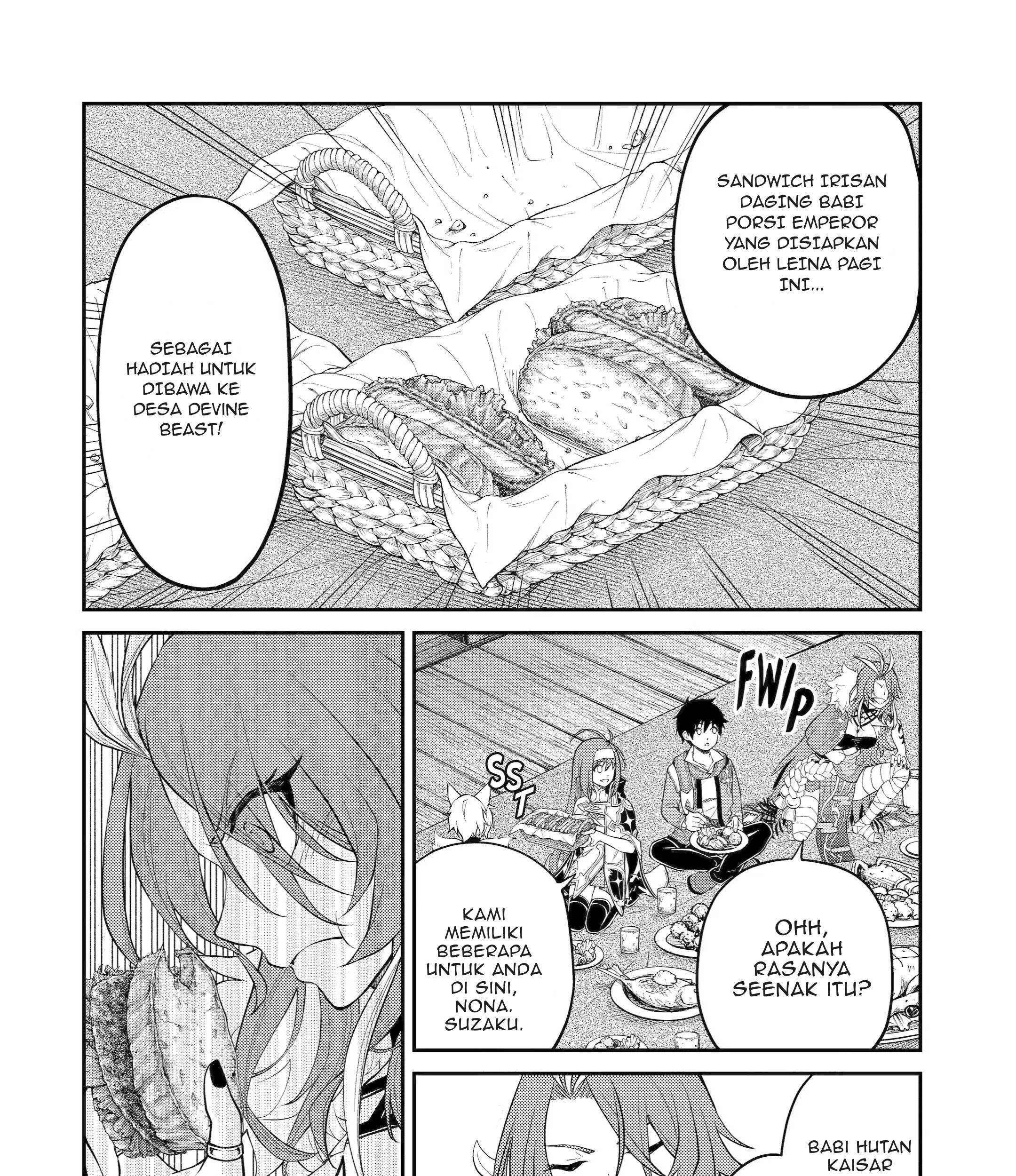 Tensei shitara Saikyoushu-tachi ga Sumau Shima deshita. Kono Shima de Slow Life wo Tanoshimimasu Chapter 8 - halaman 52