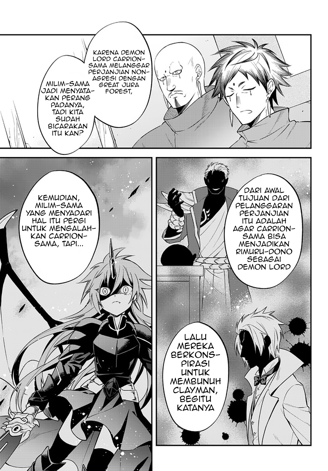 Tensei shitara Slime Datta Ken Ibun: Makokugurashi no Trinity Chapter 34 - halaman 5