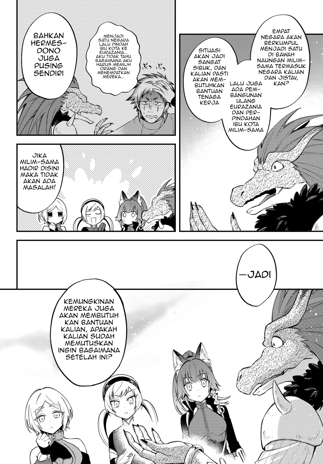 Tensei shitara Slime Datta Ken Ibun: Makokugurashi no Trinity Chapter 42 - halaman 9