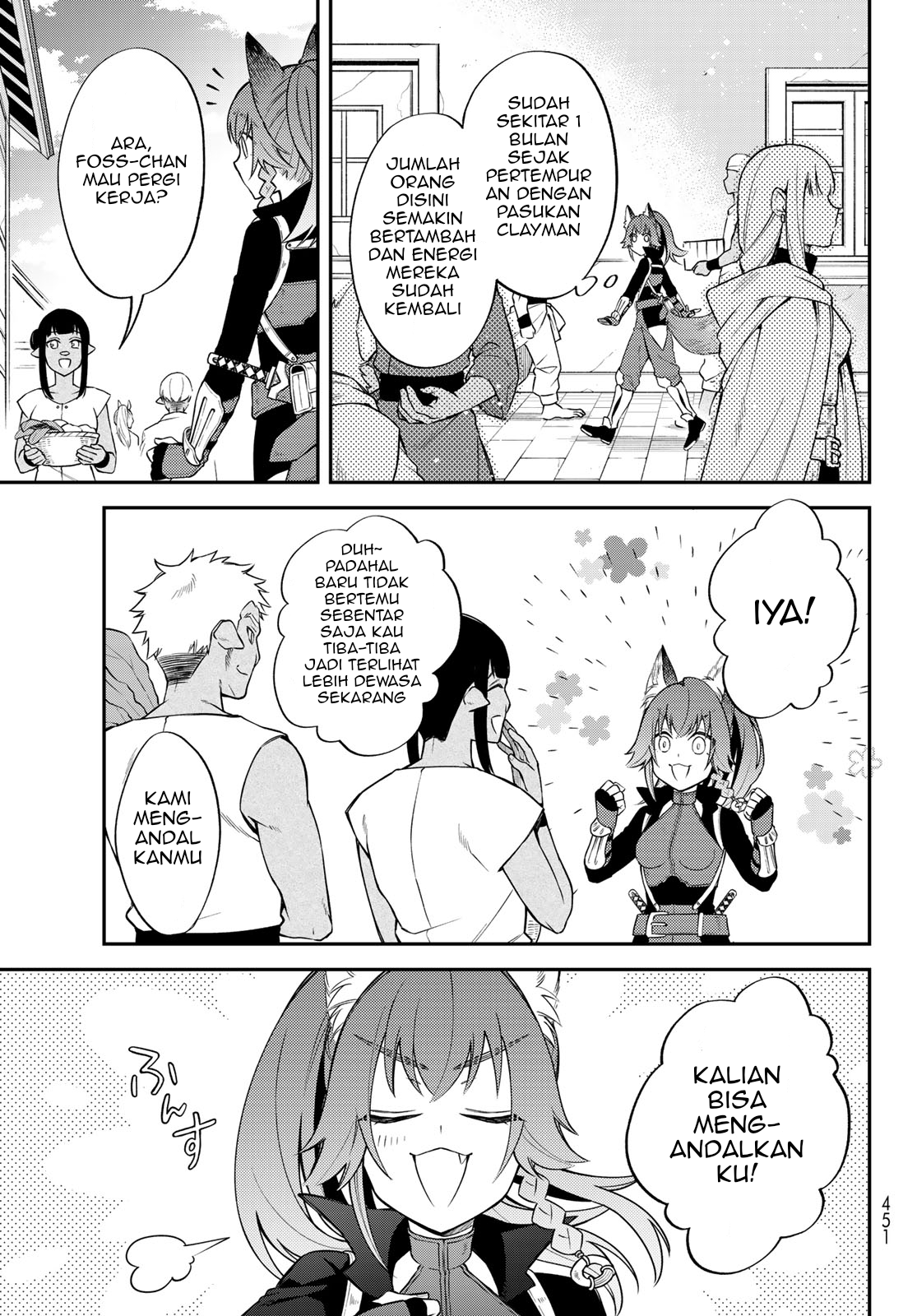 Tensei shitara Slime Datta Ken Ibun: Makokugurashi no Trinity Chapter 43 - halaman 4