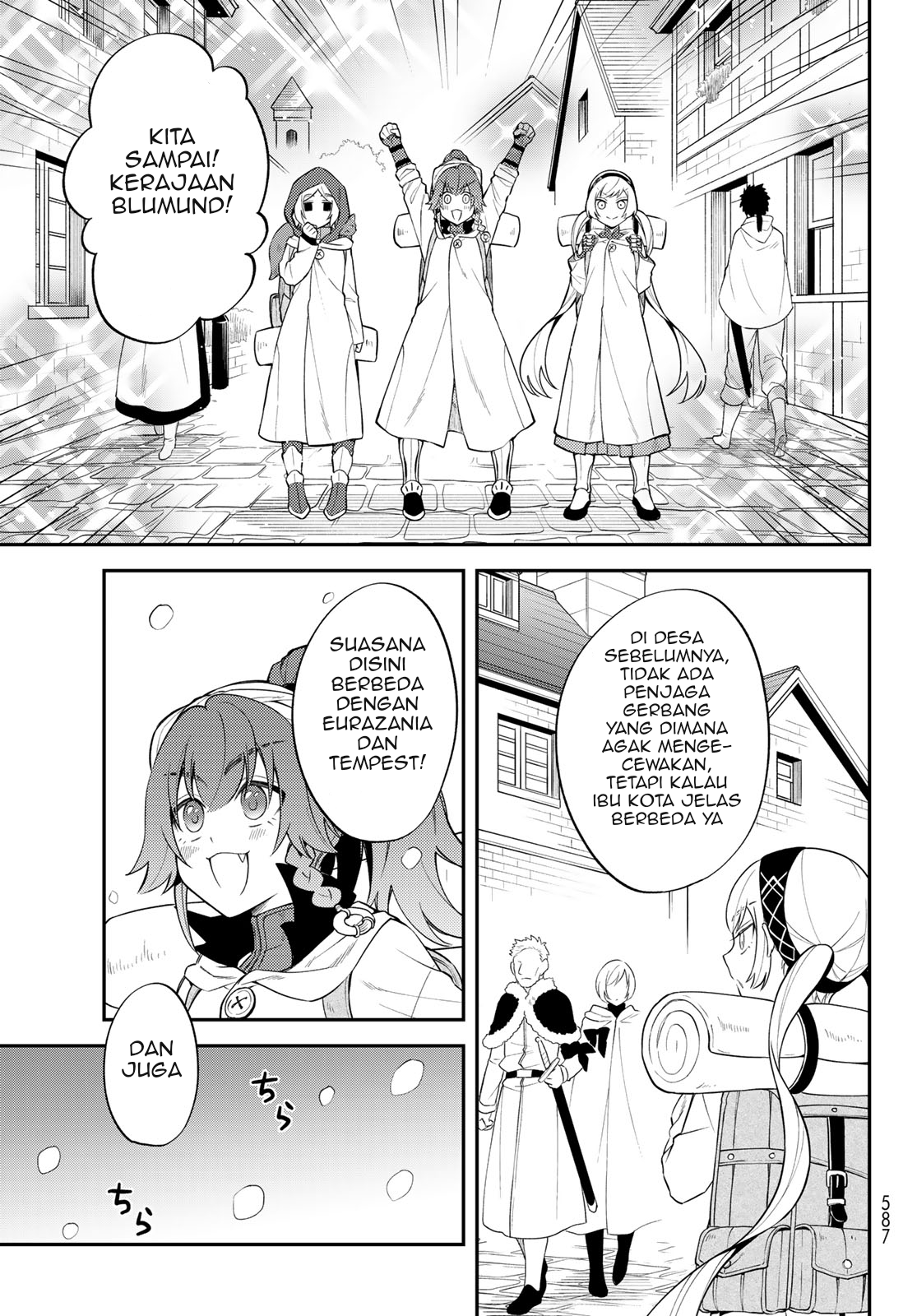 Tensei shitara Slime Datta Ken Ibun: Makokugurashi no Trinity Chapter 47 - halaman 3
