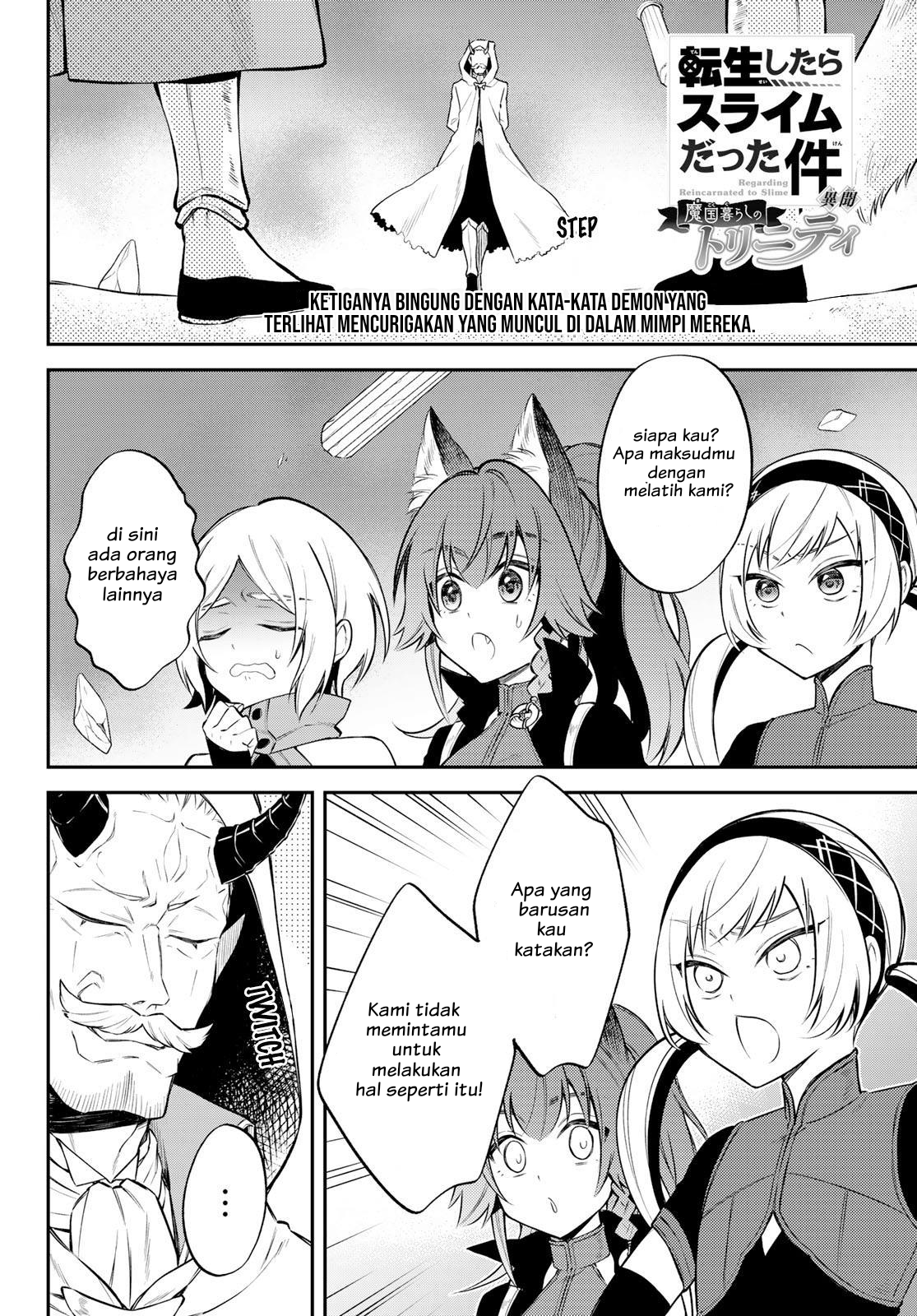 Tensei shitara Slime Datta Ken Ibun: Makokugurashi no Trinity Chapter 55 - halaman 1
