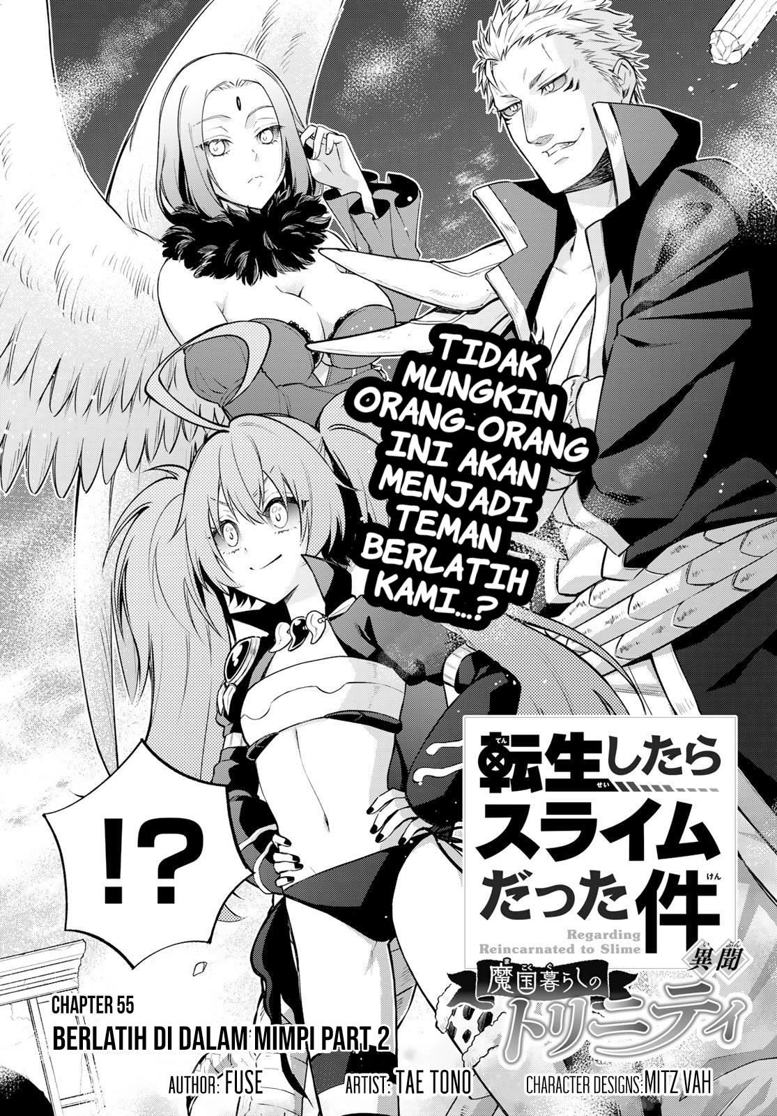 Tensei shitara Slime Datta Ken Ibun: Makokugurashi no Trinity Chapter 55 - halaman 3