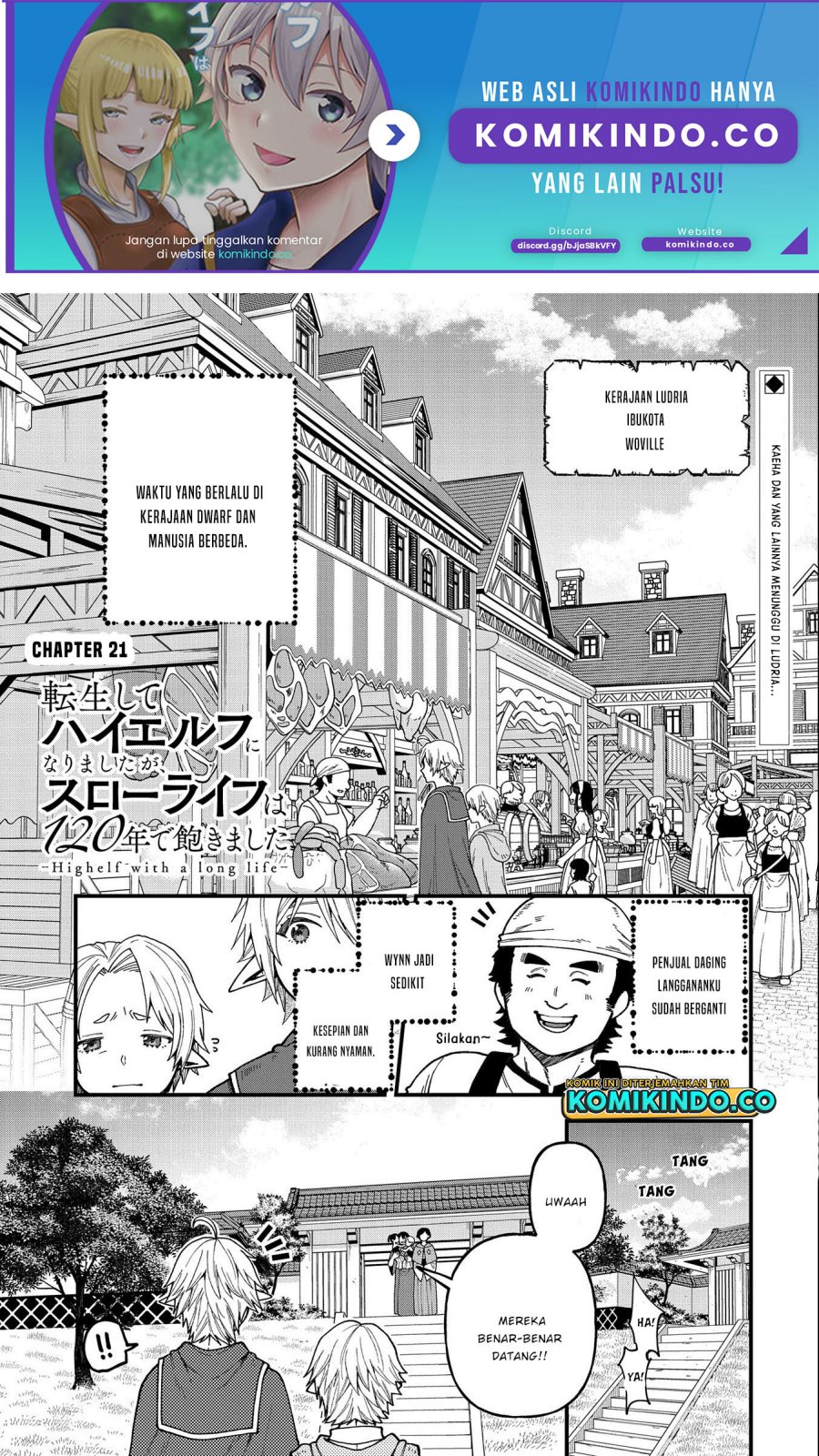Tensei shite High Elf ni Narimashita ga, Slow Life wa 120-nen de Akimashita Chapter 21 - halaman 2