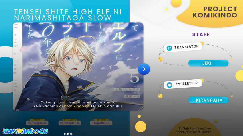 Tensei shite High Elf ni Narimashita ga, Slow Life wa 120-nen de Akimashita Chapter 26 - halaman 1