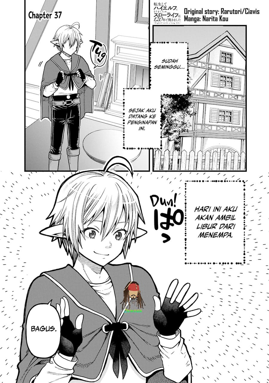 Tensei shite High Elf ni Narimashita ga, Slow Life wa 120-nen de Akimashita Chapter 37 - halaman 1