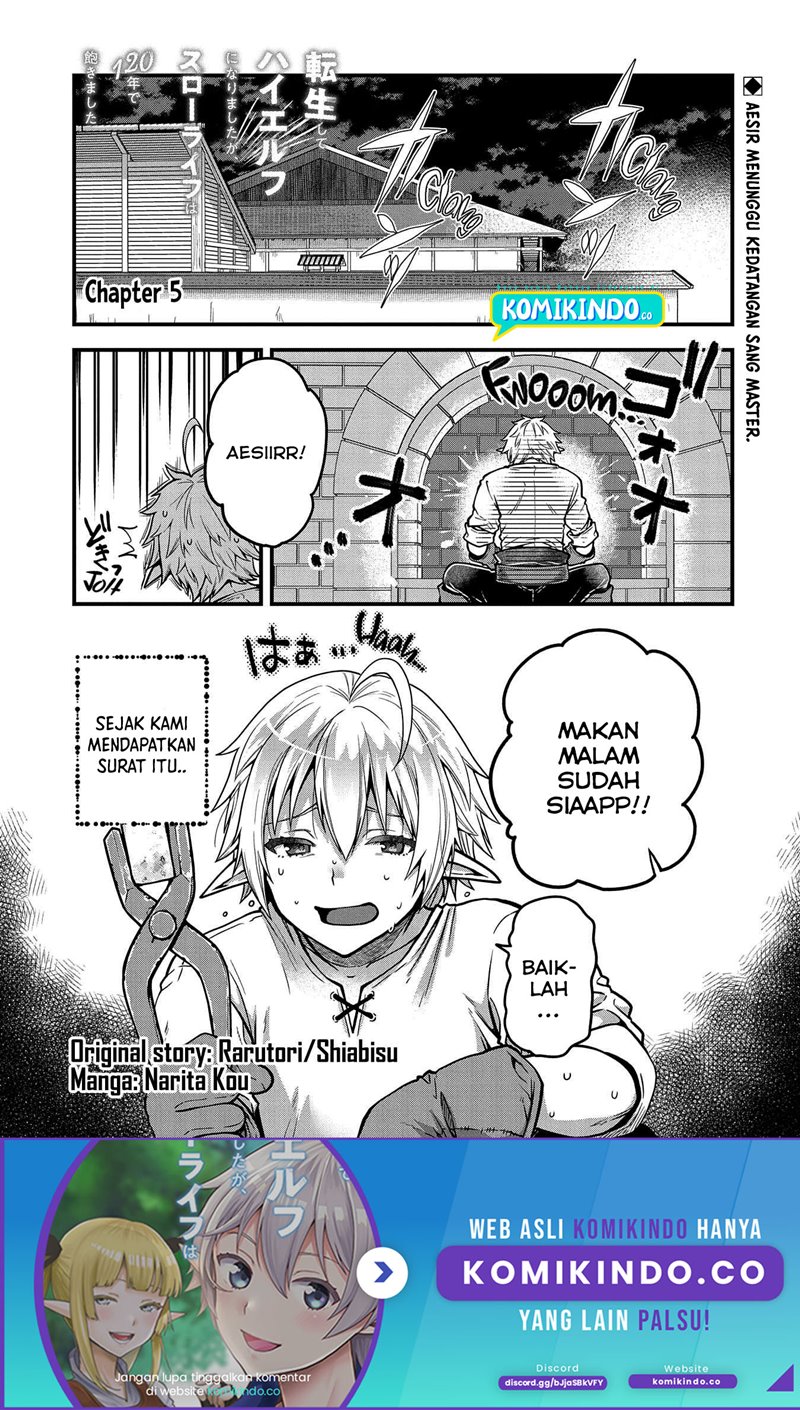 Tensei shite High Elf ni Narimashita ga, Slow Life wa 120-nen de Akimashita Chapter 5 - halaman 2