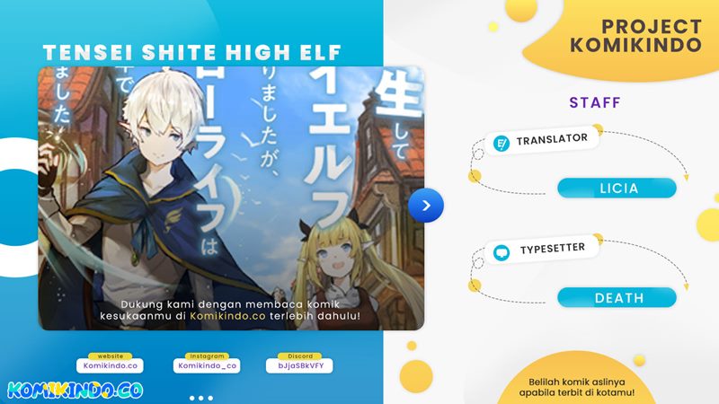 Tensei shite High Elf ni Narimashita ga, Slow Life wa 120-nen de Akimashita Chapter 9 - halaman 1