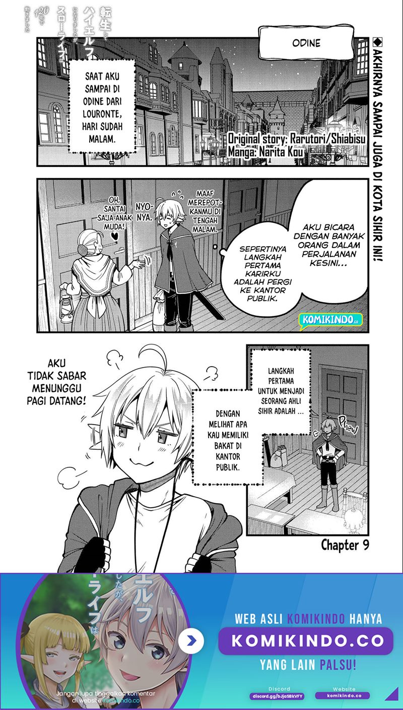 Tensei shite High Elf ni Narimashita ga, Slow Life wa 120-nen de Akimashita Chapter 9 - halaman 2