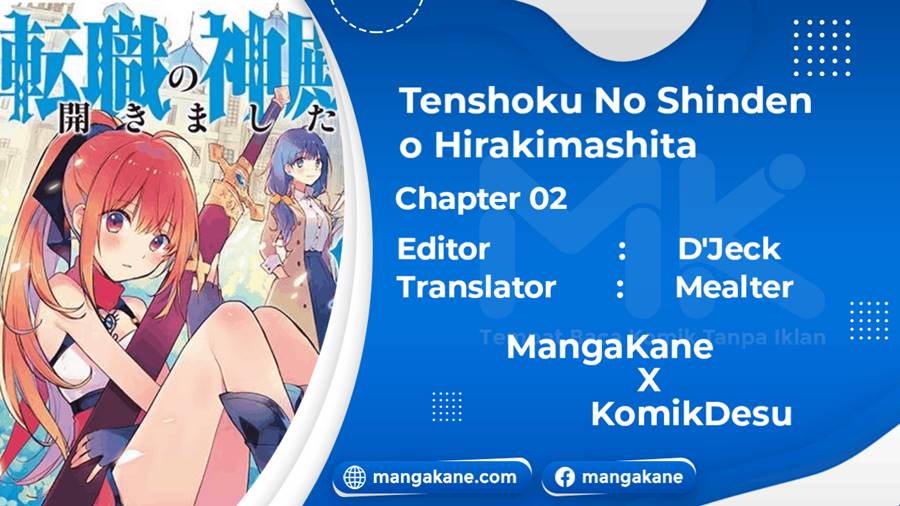 Tenshoku no Shinden o Hirakimashita Chapter 2 - halaman 1