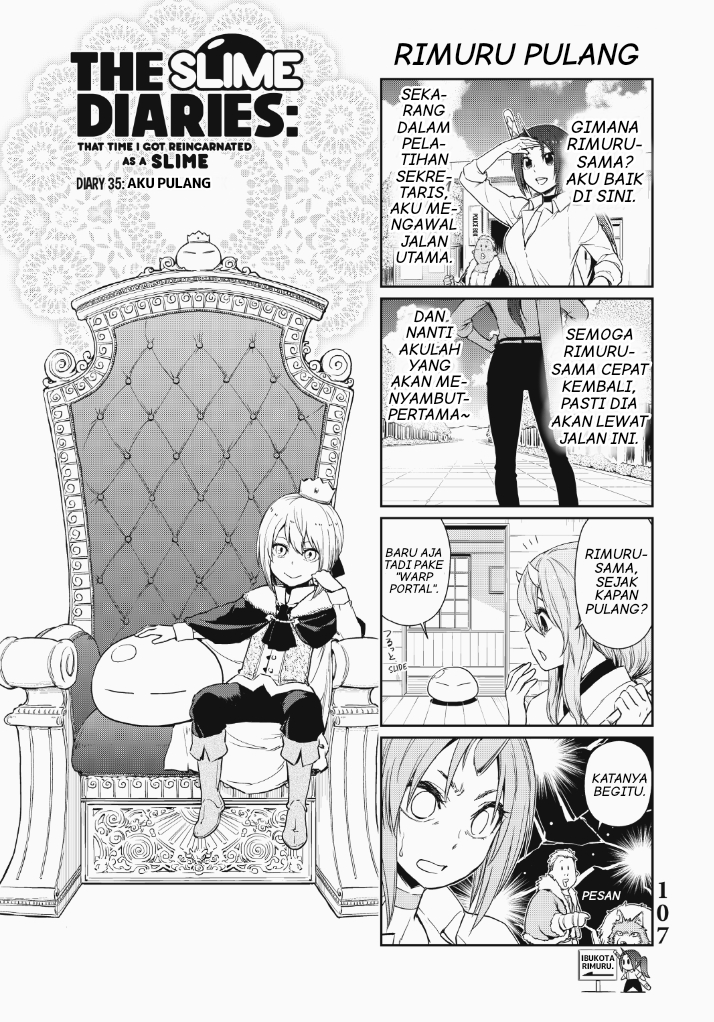 Tensura Nikki: Tensei shitara Slime Datta Ken Chapter 35 - halaman 1