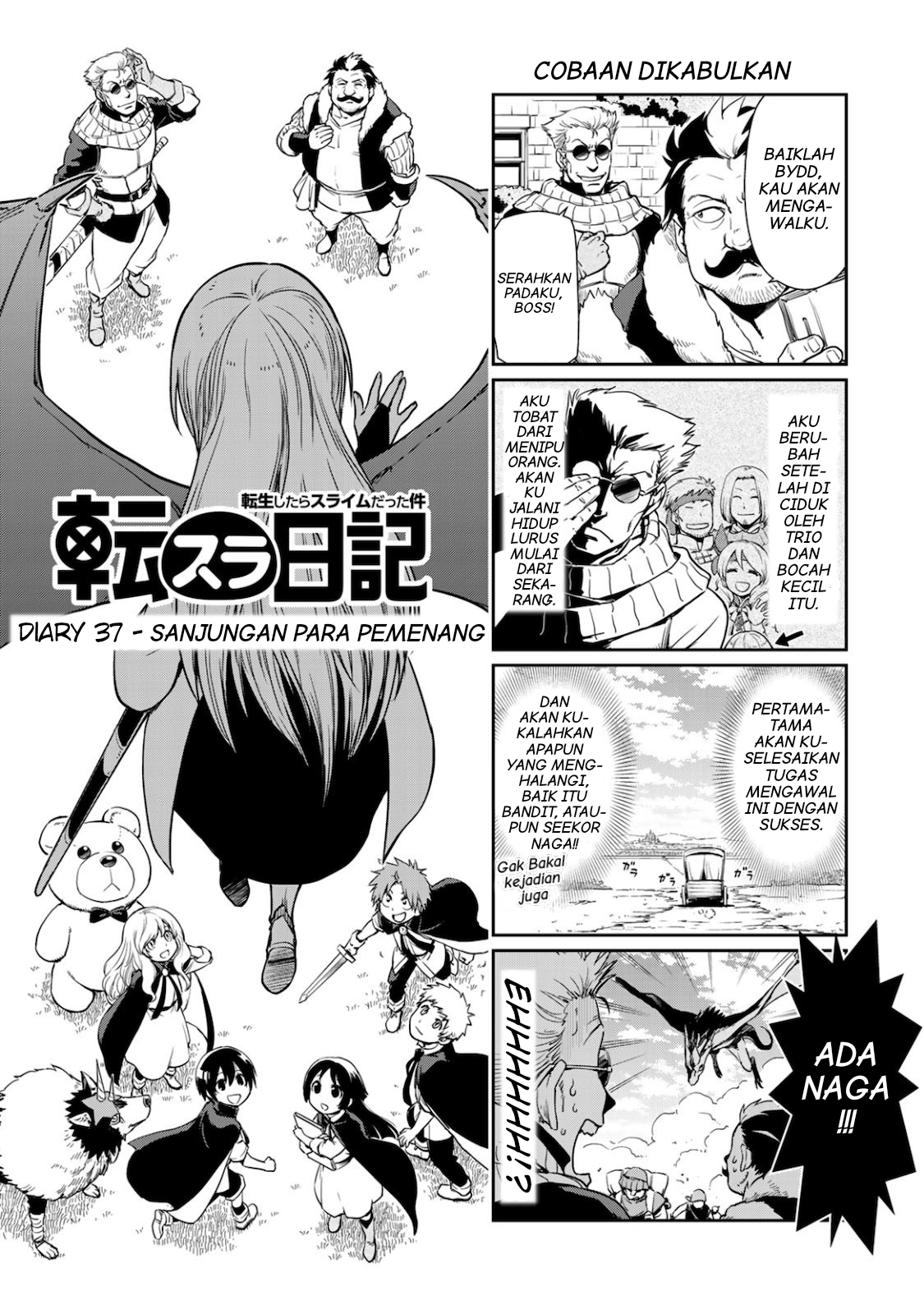 Tensura Nikki: Tensei shitara Slime Datta Ken Chapter 37 - halaman 1