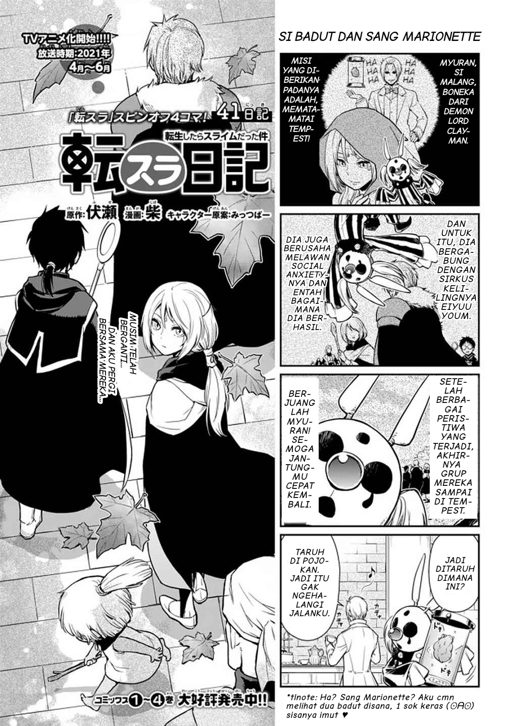 Tensura Nikki: Tensei shitara Slime Datta Ken Chapter 41 - halaman 1
