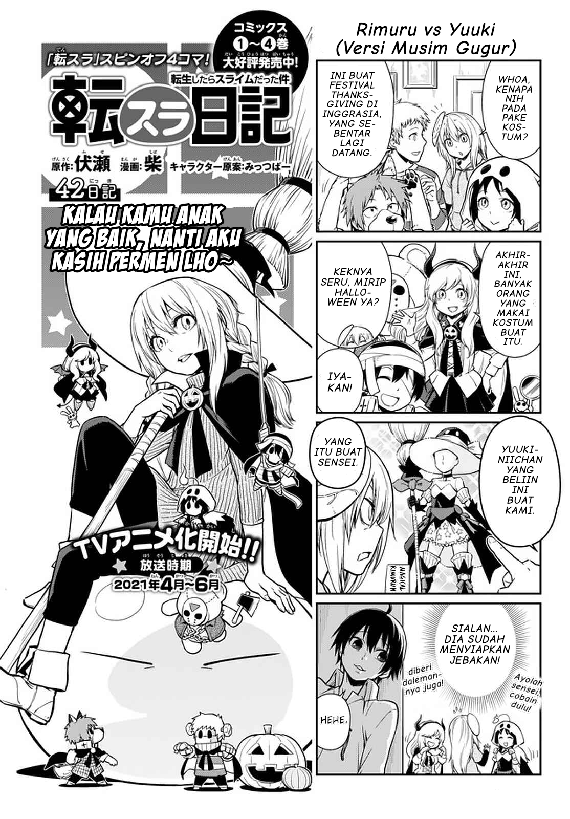 Tensura Nikki: Tensei shitara Slime Datta Ken Chapter 42 - halaman 1