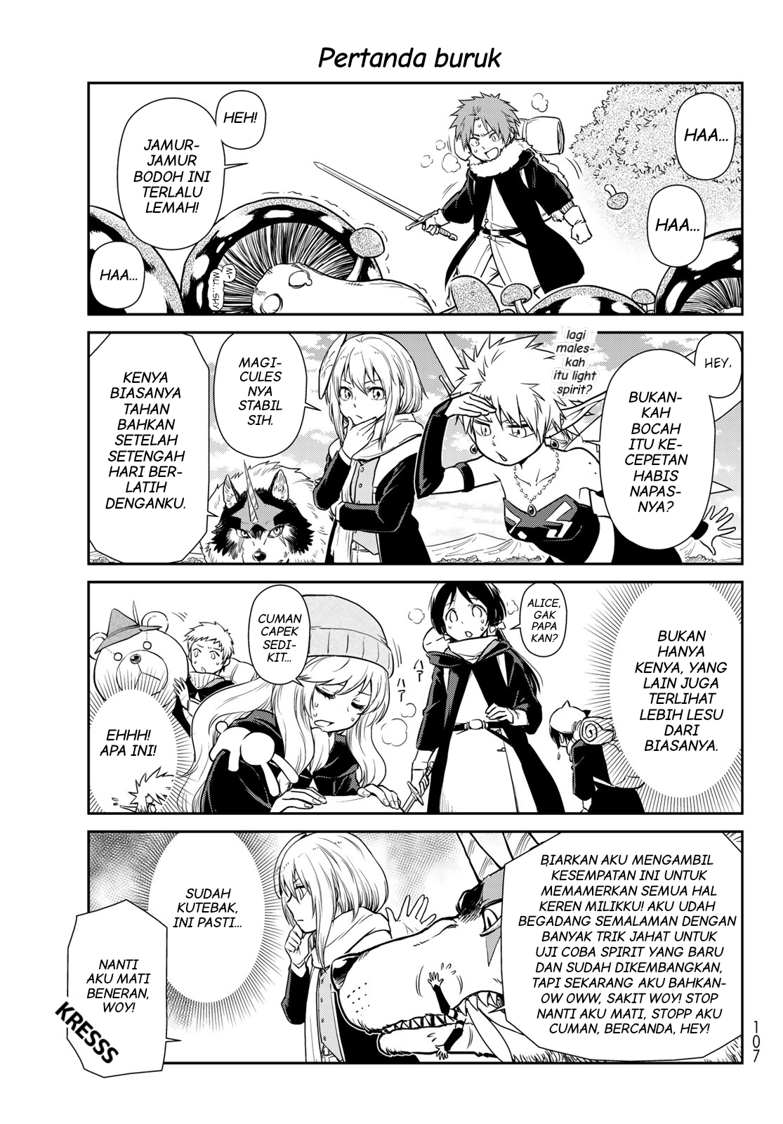 Tensura Nikki: Tensei shitara Slime Datta Ken Chapter 45 - halaman 6
