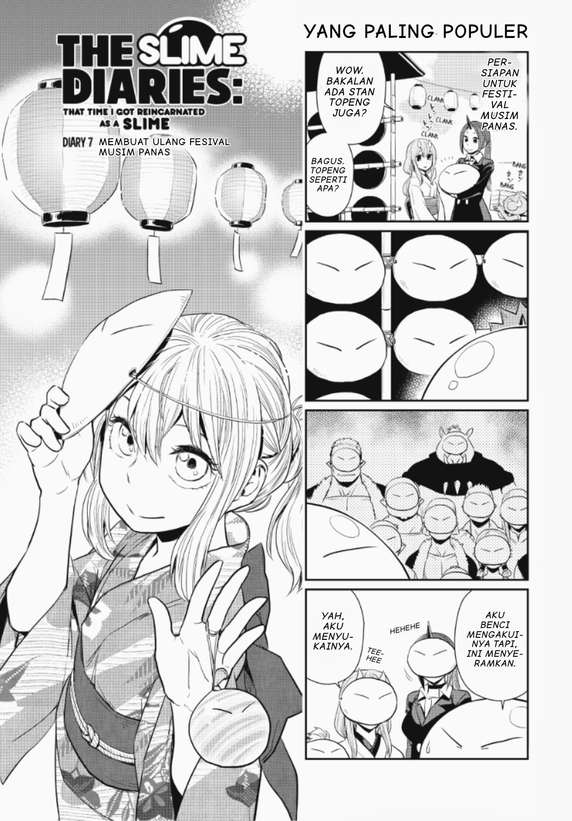 Tensura Nikki: Tensei shitara Slime Datta Ken Chapter 7 - halaman 1
