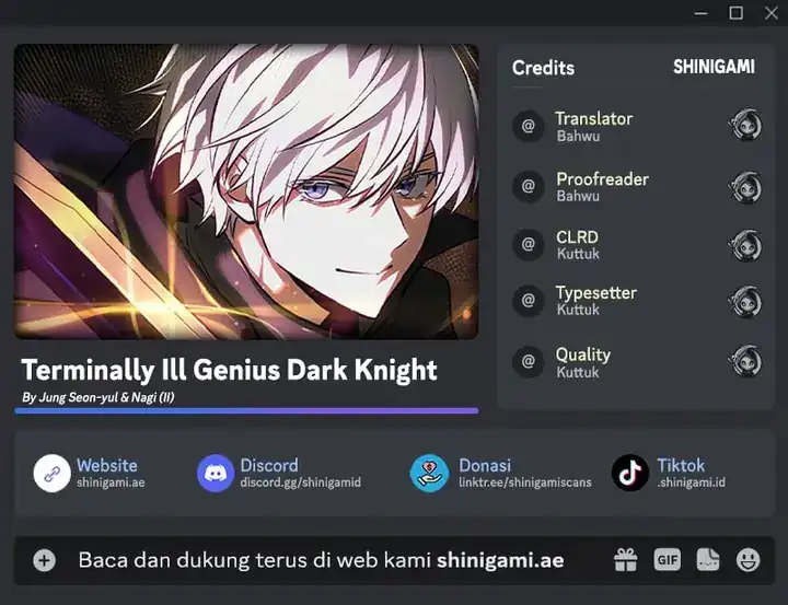 Terminally-Ill Genius Dark Knight Chapter 137 - halaman 1