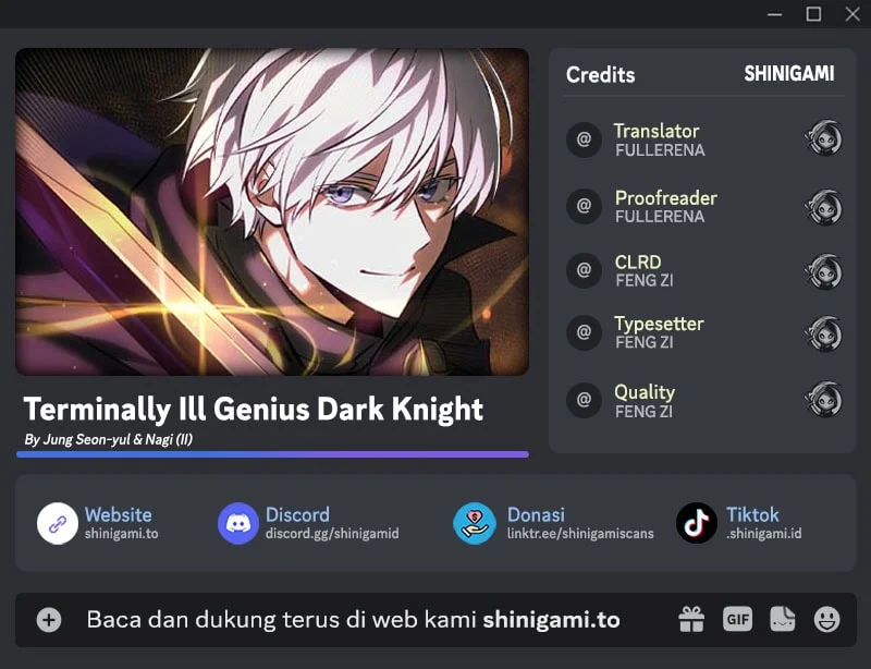 Terminally-Ill Genius Dark Knight Chapter 140 - halaman 1