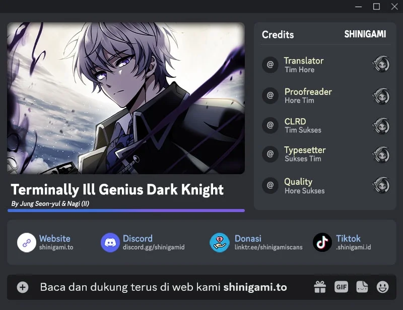 Terminally-Ill Genius Dark Knight Chapter 162 - halaman 2