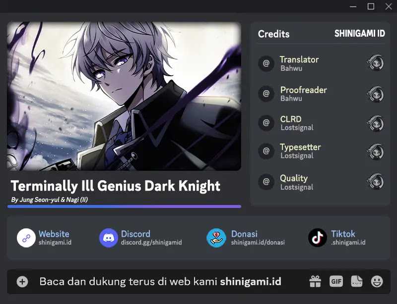 Terminally-Ill Genius Dark Knight Chapter 35 - halaman 1